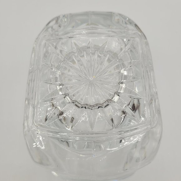 Santa Sleigh 24% St George Lead Crystal Vintage Candy Dish Decor - Picture 7 of 8